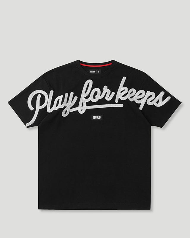 Geedup T-Shirt PFK Script BlackWhite (3) Geedup T-Shirt PFK Script Black/White