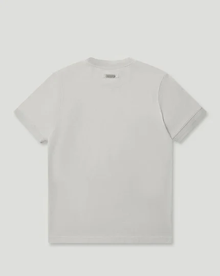 Geedup Generals Slim Fit Pique T-Shirt Nimbus Cloud