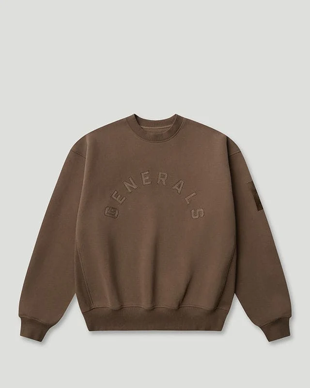 Geedup Generals Oversized Crewneck Chestnut Geedup Generals Oversized Crewneck Chestnut