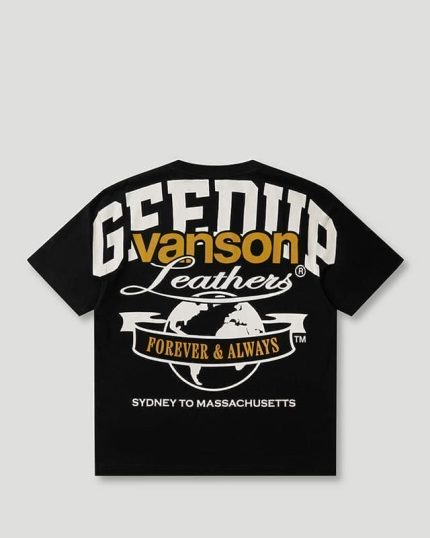 Geedup x Vanson Black T-Shirt